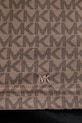 Βαμβακερό μπλουζάκι Michael Kors CS5529A5KS καφέ