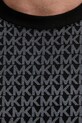 Michael Kors t-shirt bawełniany CS5529A5KS czarny