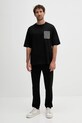 Michael Kors t-shirt bawełniany CT552LM1V2 czarny AW25