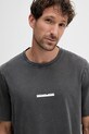 Michael Kors t-shirt bawełniany szary CT552LLFV4