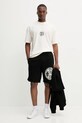 HUGO t-shirt bawełniany 50542366 beżowy AW25