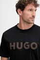 Odzież HUGO t-shirt bawełniany 50542737 czarny