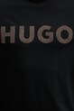 HUGO t-shirt bawełniany czarny 50542737