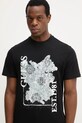 Guess tricou din bumbac negru M5YI12.I3Z14