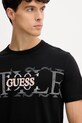Pamučna majica Guess crna M5YI14.I3Z14