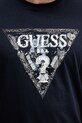 Guess t-shirt bawełniany M5YI15.I3Z14 granatowy