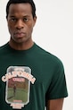 Guess t-shirt in cotone PANORAMA verde M5YI18.I3Z14