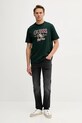 Guess tricou din bumbac 4G M5YI22.K8FQ4 verde AW25