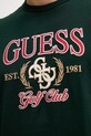 Guess tricou din bumbac 4G M5YI22.K8FQ4 verde
