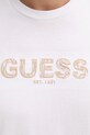 Памучна тениска Guess бял M5YI41.KBW41