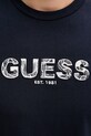 Guess tricou din bumbac bleumarin M5YI41.KBW41