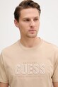 Дрехи Памучна тениска Guess M5YI44.KBW41 бежов