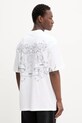 Odzież HUGO t-shirt bawełniany 50542817 beżowy