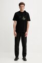 HUGO t-shirt bawełniany 50544543 czarny AW25
