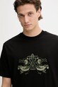 HUGO t-shirt bawełniany czarny 50544543