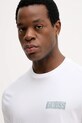 Guess t-shirt bawełniany PAINTERS biały M5YI48.KBW41