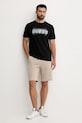 Guess t-shirt bawełniany ASCANIO Z5YI12.I3Z14 czarny AW25