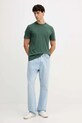 Бавовняна футболка United Colors of Benetton 3UWFU10AU зелений AW25