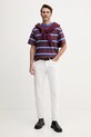 United Colors of Benetton t-shirt bawełniany 380ZU10AY bordowy AW25