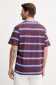 Odzież United Colors of Benetton t-shirt bawełniany 380ZU10AY bordowy