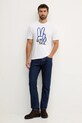 United Colors of Benetton t-shirt bawełniany 3MI5U10AT biały AW25