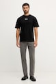 United Colors of Benetton t-shirt bawełniany 3MI5U10AX czarny AW25