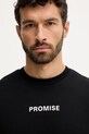 United Colors of Benetton t-shirt bawełniany czarny 3MI5U10AX