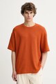 Les Deux tricou Bruce uni portocaliu 1000157