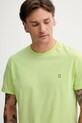 Les Deux tricou din bumbac Norregaard verde 1000201