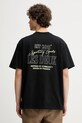 Îmbrăcăminte Les Deux tricou din bumbac Allen 1000207 negru