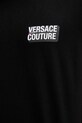 Pamučna majica Versace Jeans Couture 79GAHP10.CJ01P crna