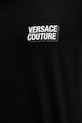 Versace Jeans Couture t-shirt bawełniany 79GAHP10.CJ01P czarny