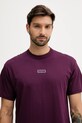Versace Jeans Couture tricou din bumbac violet 79GAHT08.CJ00T