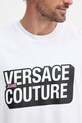 Bavlnené tričko Versace Jeans Couture 79GAHP02.CJ01P biela