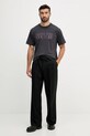 Versace Jeans Couture t-shirt bawełniany 79GAHE05.CJ00E szary AW25