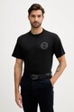 Versace Jeans Couture t-shirt bawełniany regular czarny 79GAHT06.CJ00T