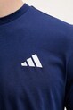 adidas pamut póló 3-Stripes JV6785 sötétkék