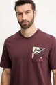 adidas tricou din bumbac x Mercedes burgundia JW3363