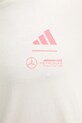 adidas t-shirt bawełniany x Mercedes JX4285 beżowy