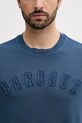 Barbour tricou din bumbac BANFORD MTS1443 bleumarin