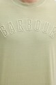 Barbour t-shirt bawełniany BANFORD MTS1443 zielony