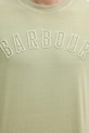 Barbour t-shirt bawełniany BANFORD MTS1443 zielony