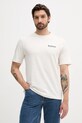 Barbour tricou din bumbac MOONWELL print bej MTS1465