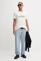 Iceberg t-shirt bawełniany F010.6325 beżowy AW25