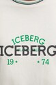 Iceberg t-shirt bawełniany F010.6325 beżowy