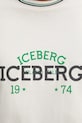 Iceberg t-shirt bawełniany F010.6325 beżowy