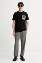 Iceberg t-shirt bawełniany F042.6304 czarny AW25