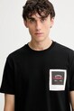Iceberg t-shirt bawełniany czarny F042.6304