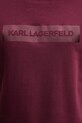 Karl Lagerfeld t-shirt 554221.755035 bordowy