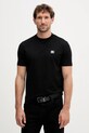 Karl Lagerfeld t-shirt z elastanem czarny 554221.755050